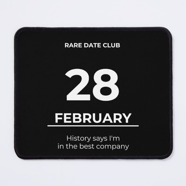 Item preview, Rare Date Club – February 28 designed and sold by ariksworld.