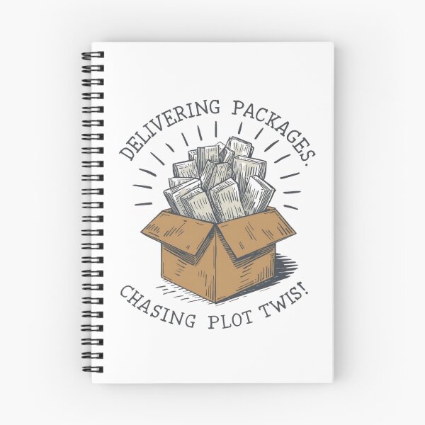 Item preview, Delivery Driver Reader – Delivering Packages, Chasing Plot Twists designed and sold by Scattered-Words.
