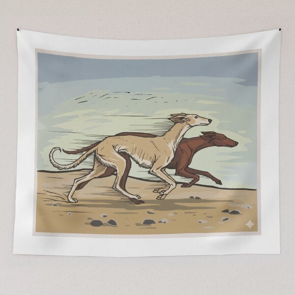 Item preview, Tazi Afghan Dogs Running designed and sold by Petzzz.