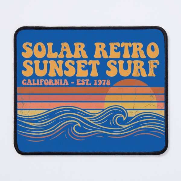 Item preview, Solar Retro Sunset Surf — Vintage California Surf Graphic designed and sold by Afridi Art House.