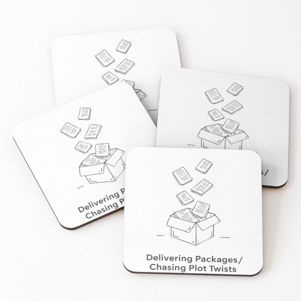Item preview, Delivery Driver Reader – Delivering Packages, Chasing Plot Twists 2 designed and sold by Scattered-Words.