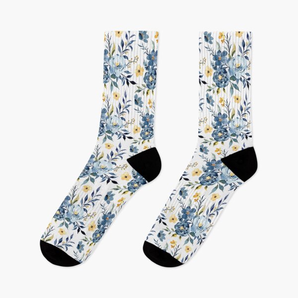 Item preview, Midnight Blue Garden Roses Pattern • Seamless Elegant Floral Design designed and sold by Velavue .