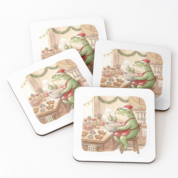 Item preview, Cozy Holiday Baking Frog Chaos designed and sold by StickyGuys.