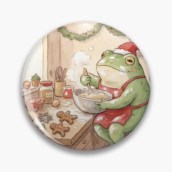 Item preview, Cozy Holiday Baking Frog Chaos designed and sold by StickyGuys.