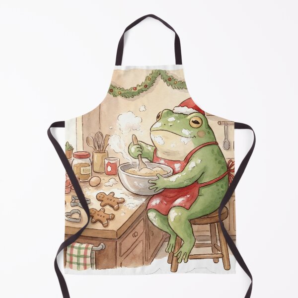 Item preview, Cozy Holiday Baking Frog Chaos designed and sold by StickyGuys.