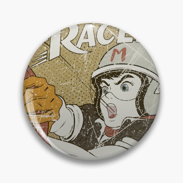 Item preview, Vintage Speed Racer Distressed Circle Tee | Retro 60s Anime designed and sold by redwane.