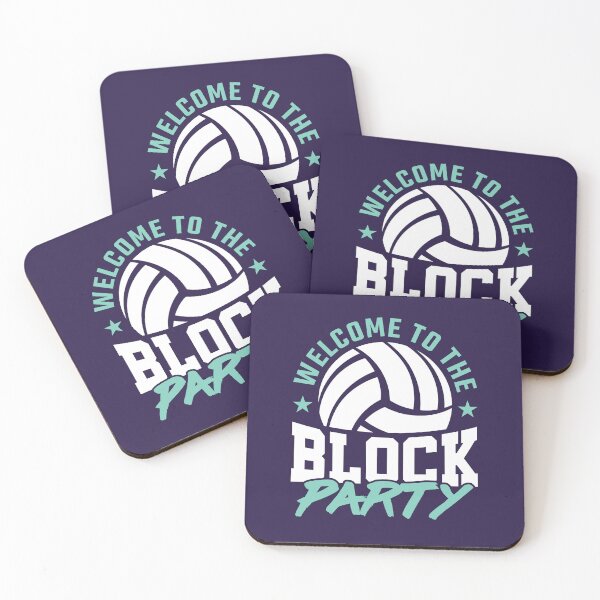 Item preview, Welcome to the Block Party Volleyball Middle designed and sold by jaygo.
