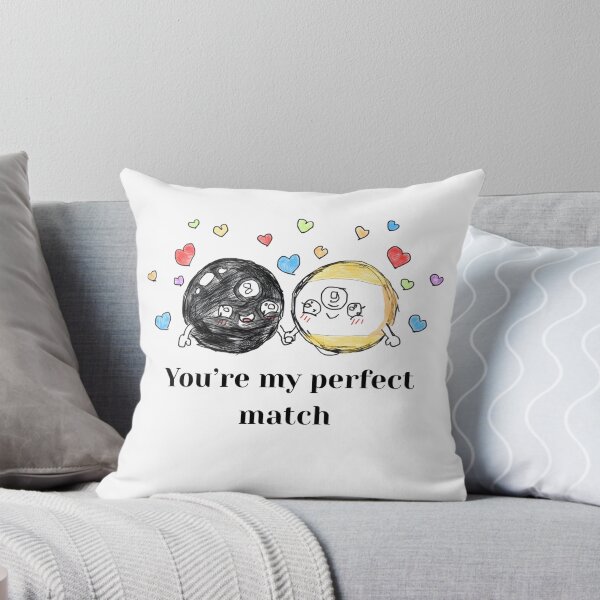 Item preview, You're My Perfect Match - Cute Billiards Couple 8 Ball 9 Ball designed and sold by Majnon8bp.