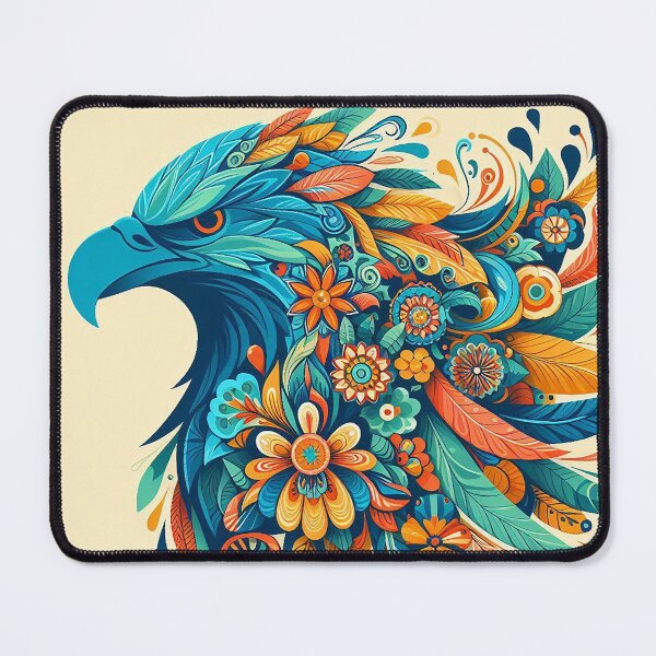 Item preview, Eagle and the Bloom of Thai Flowers  designed and sold by Vanich-Panich.
