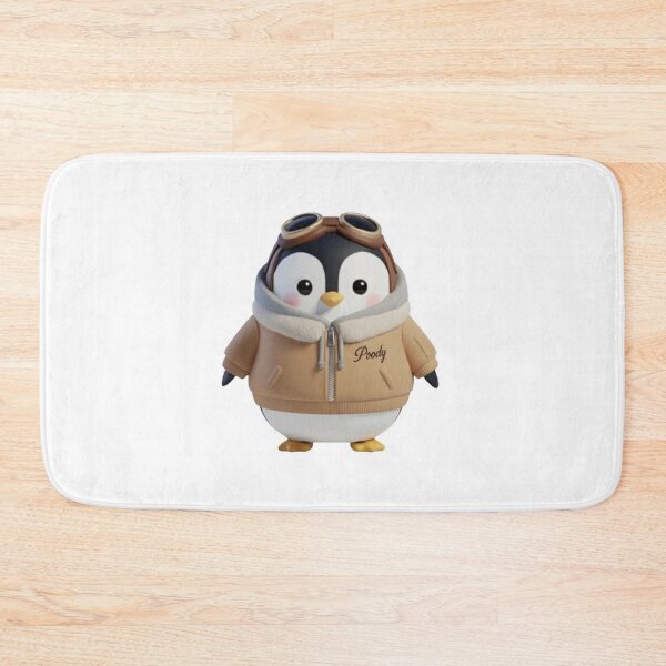Item preview, Avi Poody – Beige | Cute Aviator Penguin Character designed and sold by HNstory.