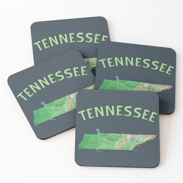 Item preview, Tennessee Home, State Map & City Names Vintage Tee designed and sold by mashmosh.