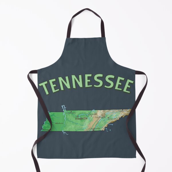 Item preview, Tennessee Home, State Map & City Names Vintage Tee designed and sold by mashmosh.