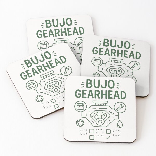 Item preview, BuJo Gearhead – Car Lover Bullet Journal Checklist  designed and sold by SidTastic .