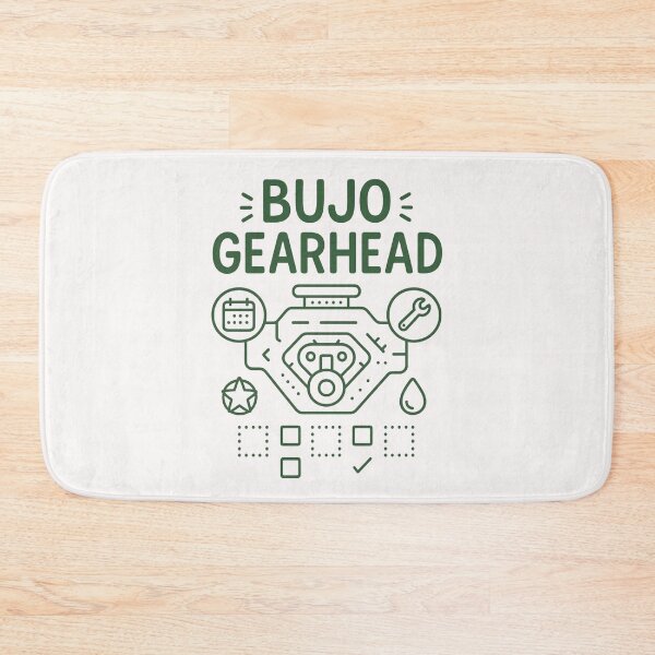 Item preview, BuJo Gearhead – Car Lover Bullet Journal Checklist  designed and sold by SidTastic .