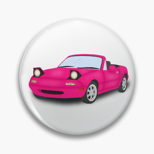 Item preview, Hot pink Mazda MK1 MX5 Miata designed and sold by Cl03xoart.