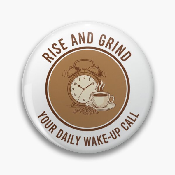 Item preview, An alarm clock and a hot coffee while standing up! designed and sold by Beehnah.