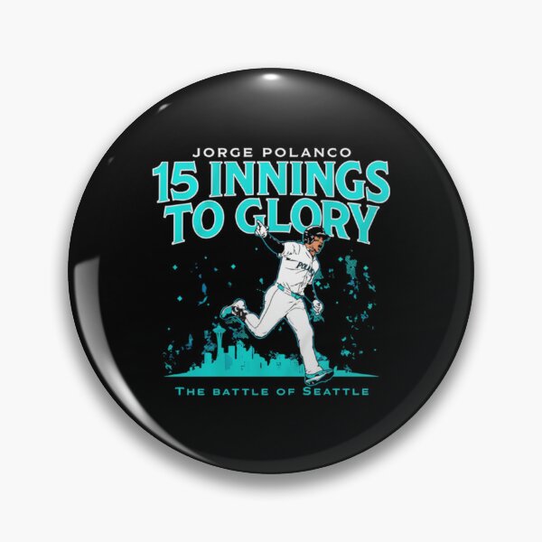 Item preview, Jorge Polanco – 15 Innings to Glory _ The Battle of Seattle Baseball designed and sold by creatikatz.