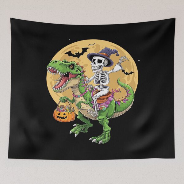 Item preview, Skeleton Dinosaur Pumpkin Funny Halloween  designed and sold by RsFilsingerArt.