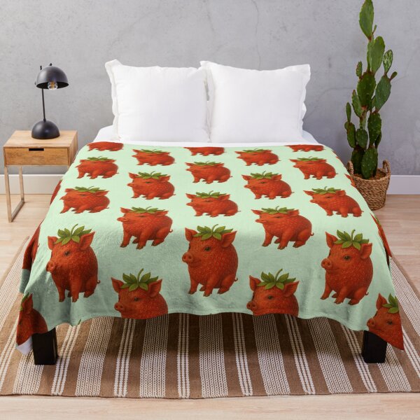 Item preview, The Strawberry Pig designed and sold by TheWonkyEaselCo.