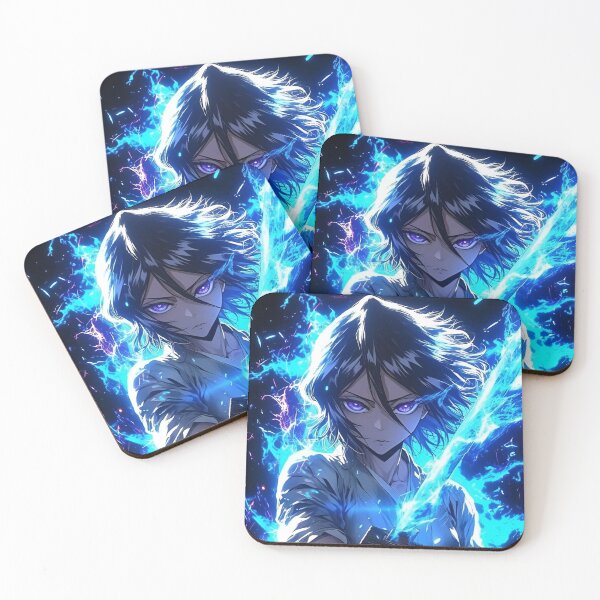 Item preview, Ice Blade Anime Swordswoman | Frozen Samurai Fantasy Art designed and sold by Dyan4.