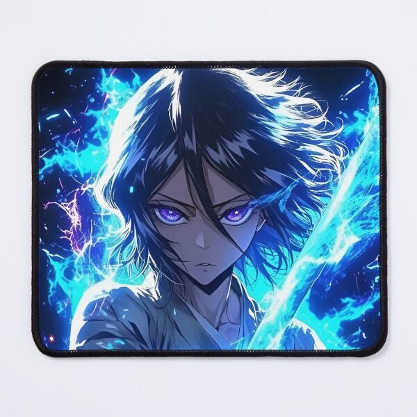 Item preview, Ice Blade Anime Swordswoman | Frozen Samurai Fantasy Art designed and sold by Dyan4.