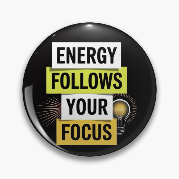 Item preview, Energy Follows Your Focus – Success Motivation ver. 2 designed and sold by The Breathtaking You.