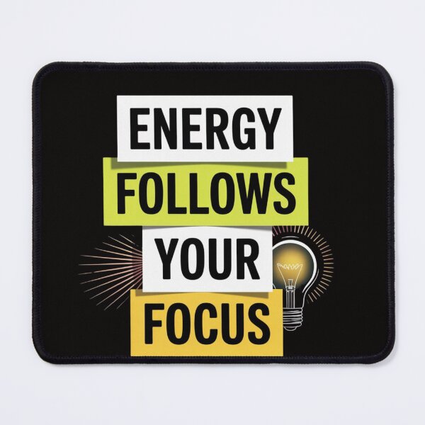 Item preview, Energy Follows Your Focus – Success Motivation ver. 2 designed and sold by The Breathtaking You.