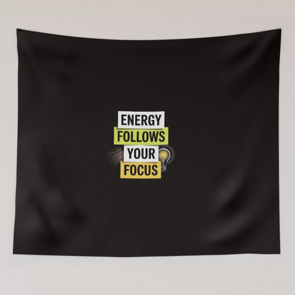 Item preview, Energy Follows Your Focus – Success Motivation ver. 2 designed and sold by Your Inner Axis.
