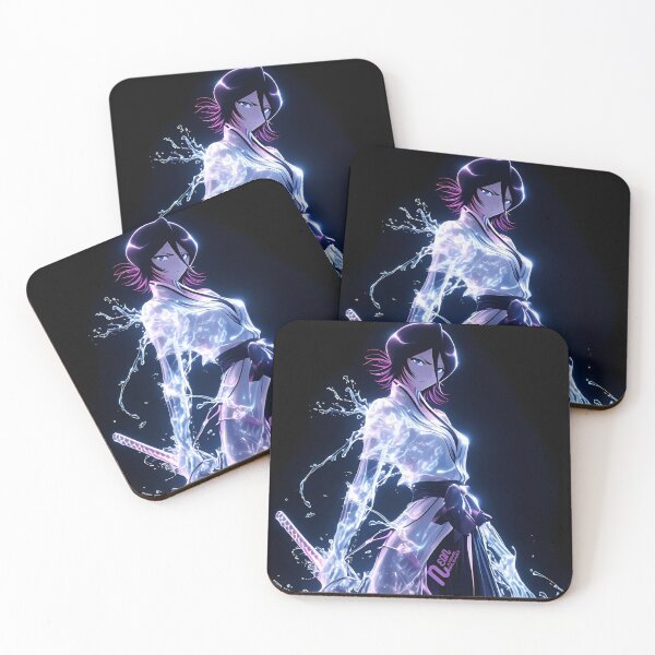 Item preview, Ice Spirit Anime Swordgirl | Frozen Blade Samurai Fantasy Art designed and sold by Dyan4.