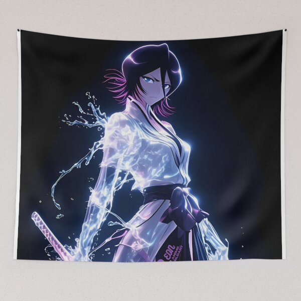 Item preview, Ice Spirit Anime Swordgirl | Frozen Blade Samurai Fantasy Art designed and sold by Dyan4.