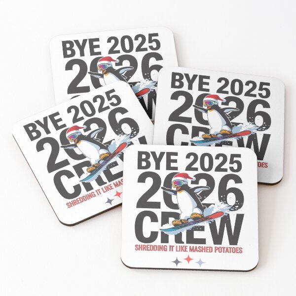 Item preview,  2026 Crew Santa Ski Penguin Bye 2025 Holiday Snow Shredding  designed and sold by ZACK ART.