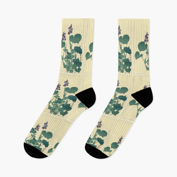 Item preview, Flowering Hosta by Ohara Koson : Shin Hanga Botanical Japanese Poster designed and sold by artofuniverse.