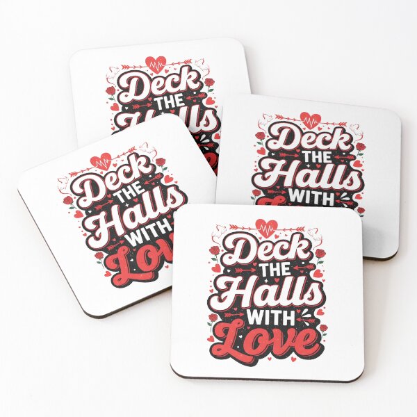 Item preview, Romantic "Deck the Halls with Love" Valentine's Day Gift Idea designed and sold by D-Signa.