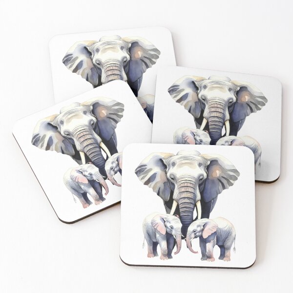 Item preview, Sweet Baby Elephant Family designed and sold by GrumpySableye.