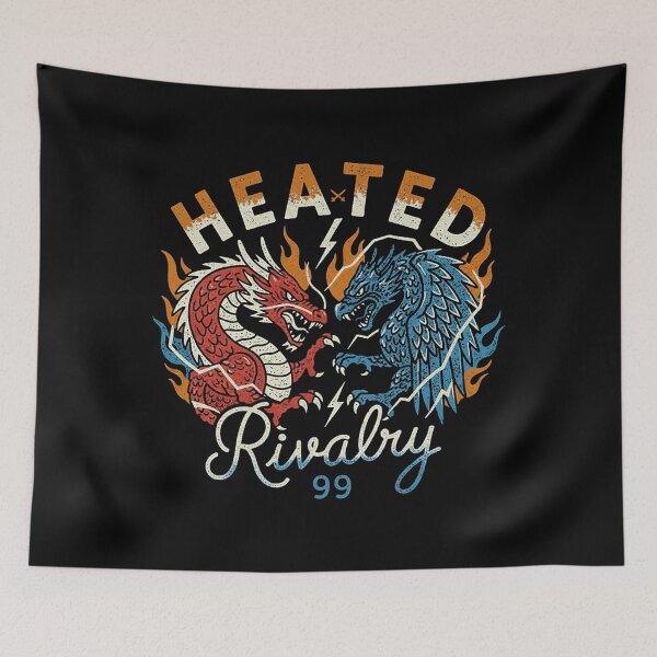Item preview, Vintage Red vs Blue Dragon Heated Rivalry 99 Showdown designed and sold by zzz888.