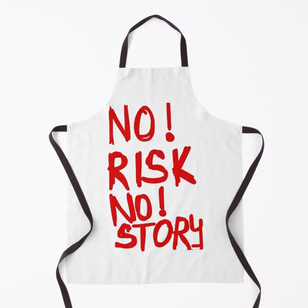 Item preview, No Risk No Story – Bold Motivational Typography Design designed and sold by Baymang.