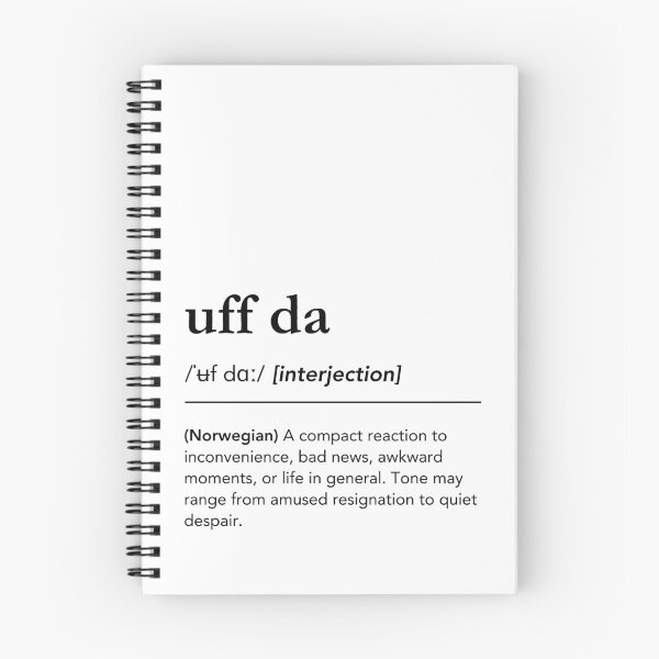 Item preview, Uff Da Definition Funny Norwegian Word designed and sold by lagunaklein.