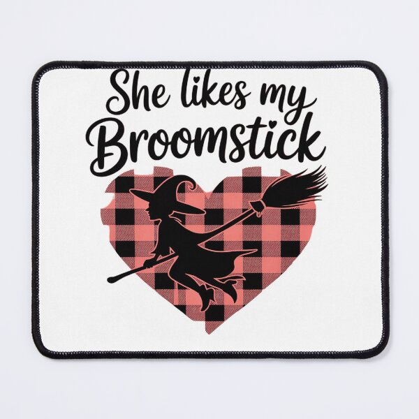 Item preview, He Likes My Pumpkins She Likes My Broomstick Matching Plaid  designed and sold by VerseFarm.