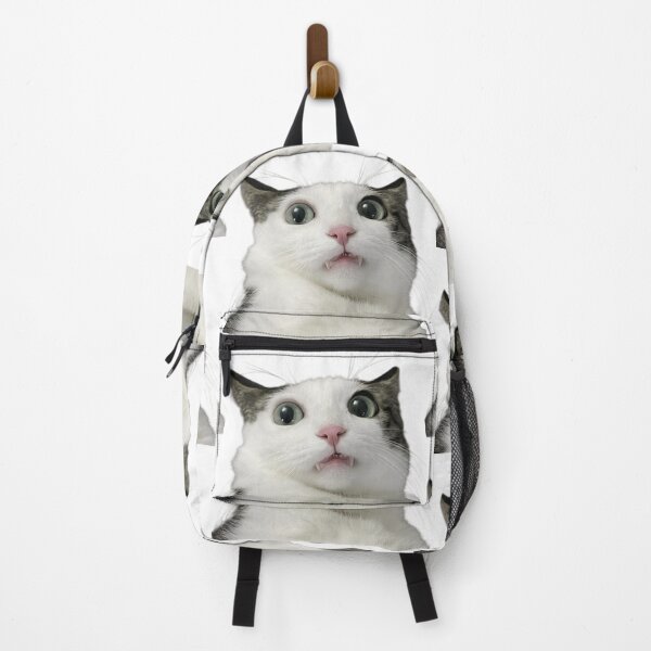 Item preview, Shocked Wide-Eyed Cat Meme | Funny Derpy Cat Reaction Face designed and sold by Dyan4.