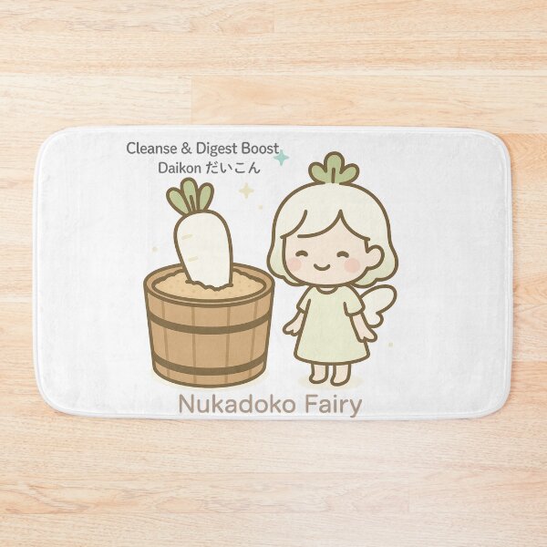 Item preview, Nukadoko Fairy – Daikon Edition | Cleanse & Digest Japanese Fermentation Art designed and sold by Yohei-Studio.