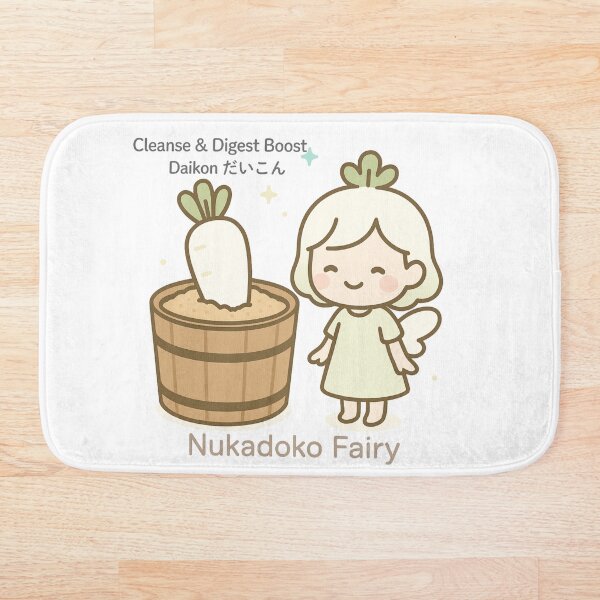 Item preview, Nukadoko Fairy – Daikon Edition | Cleanse & Digest Japanese Fermentation Art designed and sold by Yohei-Studio.