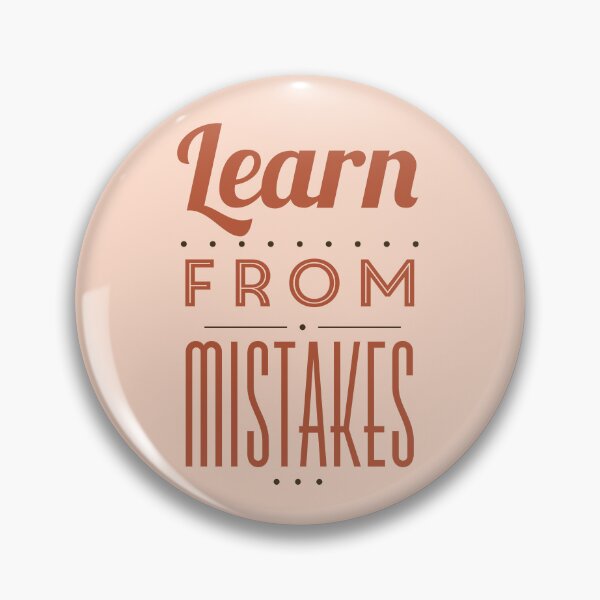 Item preview, Learn From Mistakes | Growth Mindset, Resilience & Self-Improvement Quote designed and sold by Maltachi Designs.