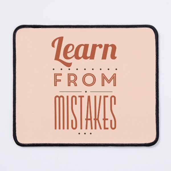 Item preview, Learn From Mistakes | Growth Mindset, Resilience & Self-Improvement Quote designed and sold by Maltachi Designs.