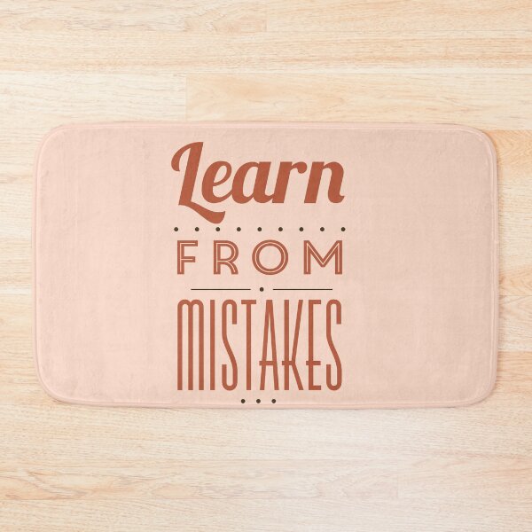 Item preview, Learn From Mistakes | Growth Mindset, Resilience & Self-Improvement Quote designed and sold by Maltachi Designs.