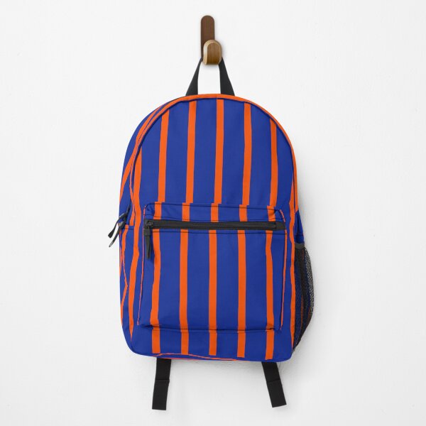 Item preview, Bold Blue and Orange Spaced Stripes Vertical Pattern designed and sold by kierkegaard.