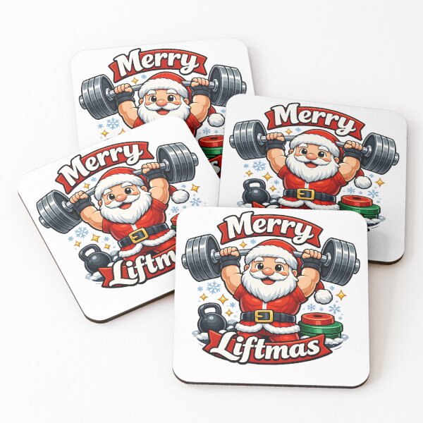 Item preview, Merry Liftmas – Funny Santa Gym Workout Christmas Design designed and sold by Fantasy shirt.