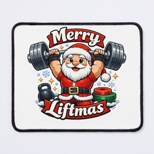 Item preview, Merry Liftmas – Funny Santa Gym Workout Christmas Design designed and sold by Fantasy shirt.