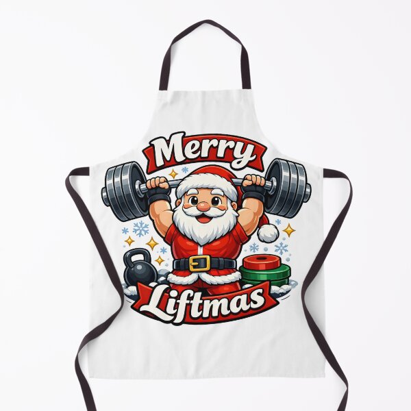 Item preview, Merry Liftmas – Funny Santa Gym Workout Christmas Design designed and sold by Fantasy shirt.