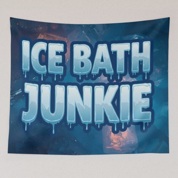 Item preview, Ice Bath Junkie Shirt – Cold Plunge & Wellness Lifestyle Tee designed and sold by FitEnvy.