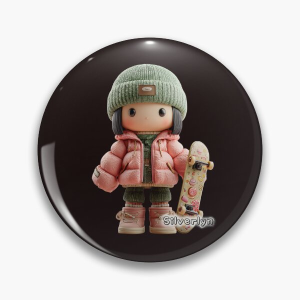 Item preview, Girl with Skateboard designed and sold by SilverlynDraws.